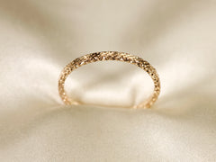 14k Gold Filled Flat SPARKLE-#2 Ring