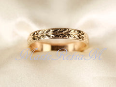14k Gold Filled Tactile Roma Ribbon Ring (ZP120)